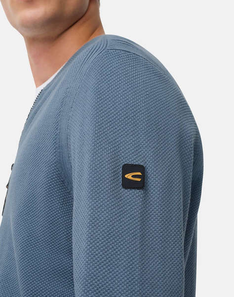 CAMEL ACTIVE ПЛЕТЕНА ЖИЛЕТКА Full Zip