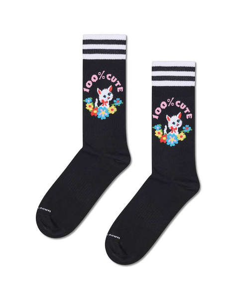 HAPPY SOCKS 100% Cute Sneaker Sock