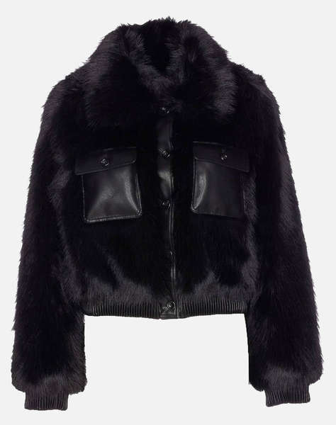 LIU JO BLACK_CF5C21_BLOUSON C/ DETTAGLIO WOMEN''S JACKET