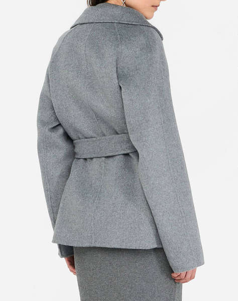 LIU JO BLACK_CF5C47_GIACCONE VESTAGLIA C/CINTURA ДАМСКО ПАЛТО