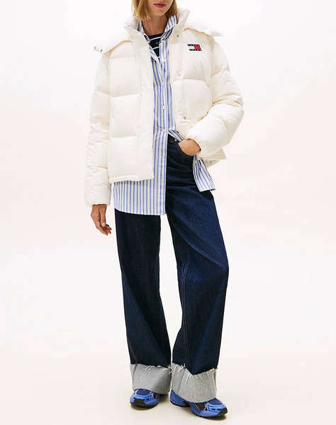 TOMMY JEANS TJW ALASKA GRID DOWN JACKET EXT