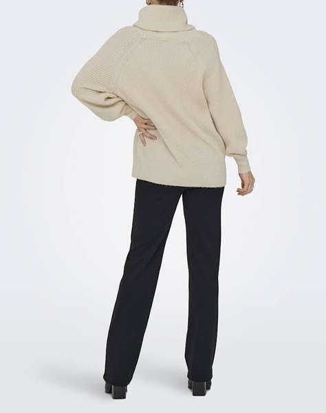 ONLY ONLWHITNEY LIFE LS LOOSE ROLLNECK KNT