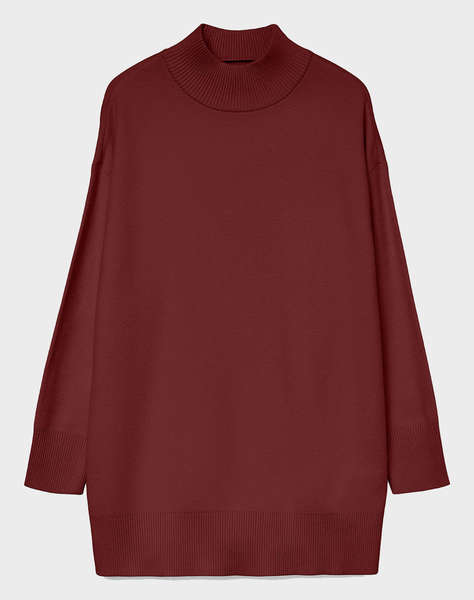 VERO MODA VMGOLD ART NEW LS LONG HIGHNECK PULLOVER