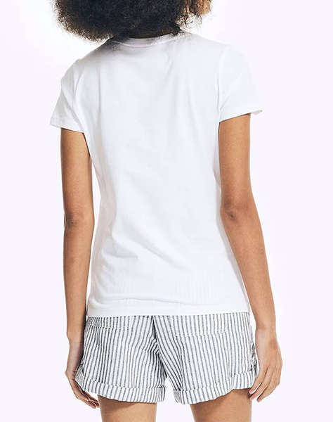 NAUTICA BLOUSE T-SHIRT KM SUSTAINABLE ANCHOR COTTON CREW NECK TEE