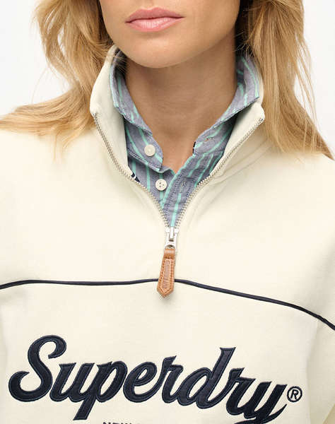 SUPERDRY D2 SDSW COUNTRY CLUB LOOSE 1/4 ZIP ДАМСКИ СУИТШЪРТ