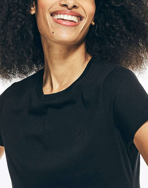 NAUTICA BLOUSE T-SHIRT KM SUSTAINABLE ANCHOR COTTON CREW NECK TEE