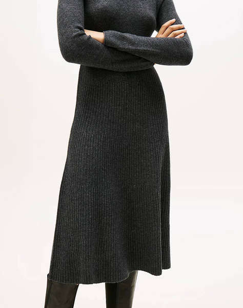 TOMMY HILFIGER SOFT WOOL LS MOCK-NK SWT DRESS