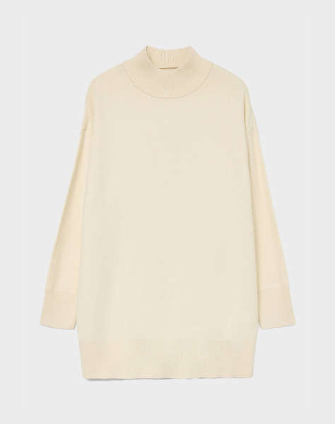 VERO MODA VMGOLD ART NEW LS LONG HIGHNECK PULLOVER