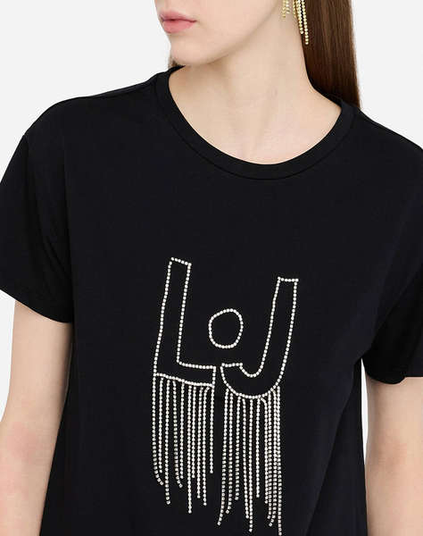 LIU JO DENIM_UF5J15_T-SHIRT MODA M/C ДАМСКА ТЕНИСКА