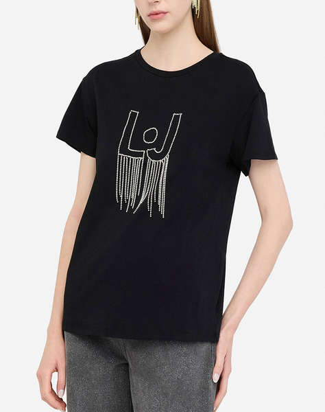 LIU JO DENIM_UF5J15_T-SHIRT MODA M/C ДАМСКА ТЕНИСКА