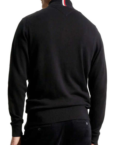 TOMMY HILFIGER PIMA ORG CTN CASHMERE ZIP THRU
