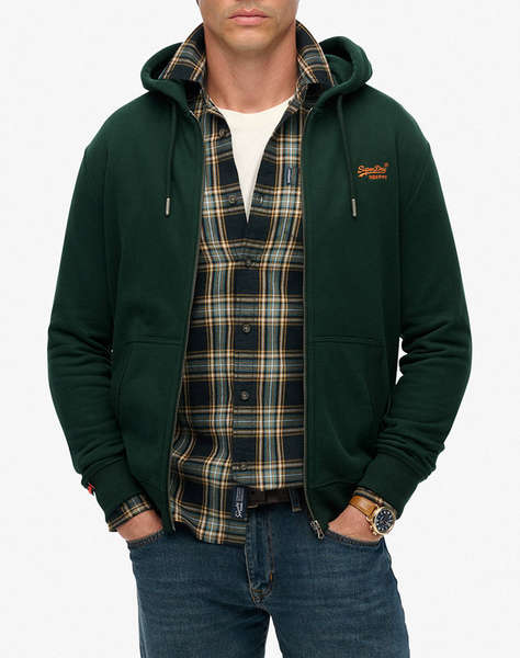 SUPERDRY D1 OVIN ESSENTIAL LOGO ZIP HOODIE HB MEN''S SWEATSHIRT