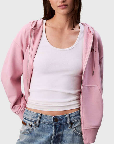 CALVIN KLEIN MONOLOGO FRENCH TERRY FZ BF HOOD