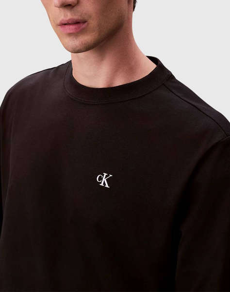 CALVIN KLEIN LS EASY MONOGRAM TEE