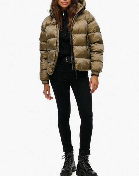SUPERDRY D1 SDSW HOODED LUXE SPORTS PUFFER ДАМСКО ЯКЕ