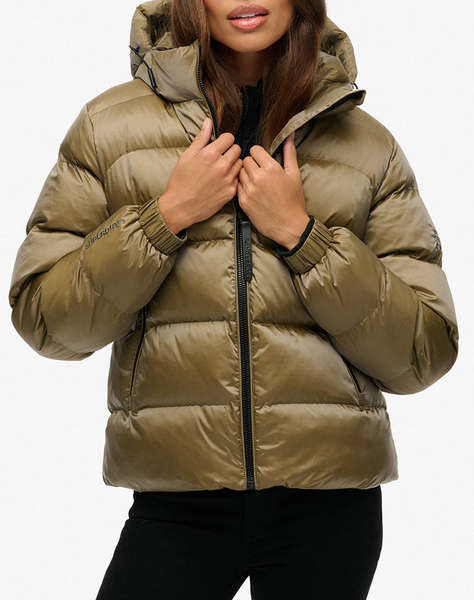 SUPERDRY D1 SDSW HOODED LUXE SPORTS PUFFER ДАМСКО ЯКЕ