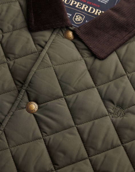 SUPERDRY D3 STUD QUILTED ESTATE COACH JACKET МЪЖКО ЯКЕ