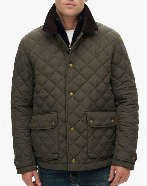 SUPERDRY D3 STUD QUILTED ESTATE COACH JACKET МЪЖКО ЯКЕ