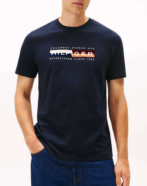 TOMMY HILFIGER TH COLOUR BLOCK GRAPHIC TEE