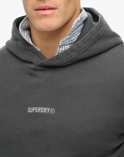 SUPERDRY D1 SDSW MICRO LOGO HOOD МЪЖКИ СУИТШЪРТ