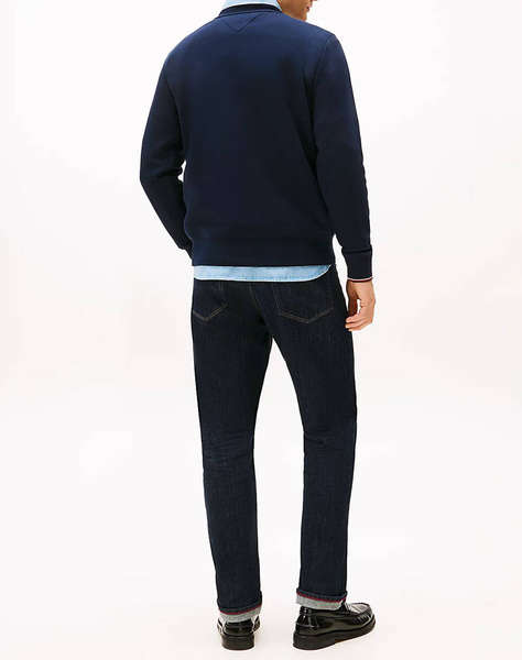 TOMMY HILFIGER TOMMY LOGO TIPPED CREWNECK
