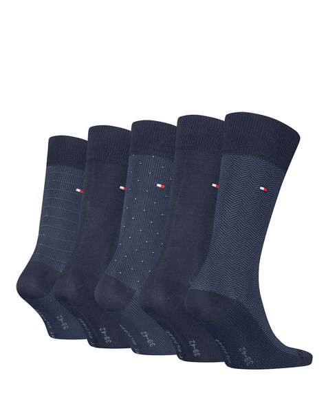 TOMMY HILFIGER TH MEN SOCK 5P GIFTBOX HERRINGBONE DOT