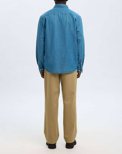 SELECTED SLHREGCARLO DENIM LS SHIRT NOOS