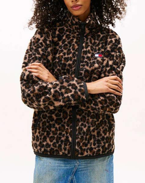 TOMMY JEANS TJW ZIP THROUGH BADGE TEDDY