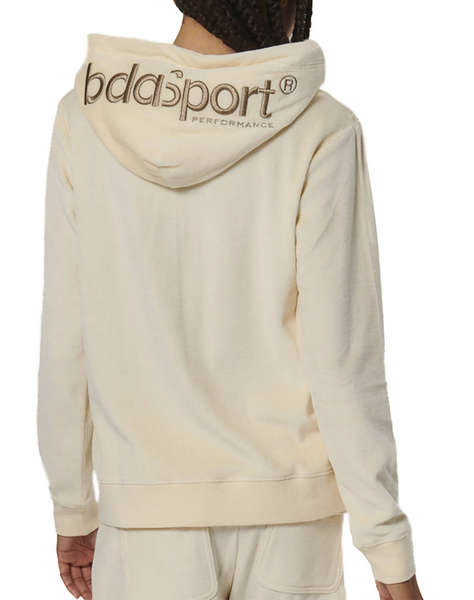 BODY ACTION WOMEN''S VELOUR HOODIE JACKET