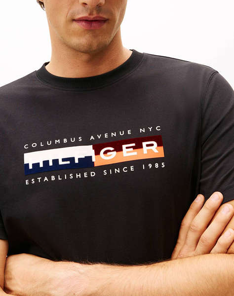 TOMMY HILFIGER TH COLOUR BLOCK GRAPHIC TEE