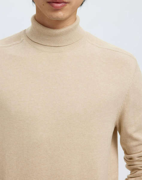 SELECTED SLHBERG ROLL NECK NOOS