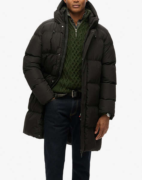 SUPERDRY D2 SDSW HOODED SPORTS PUFFER MID JKT МЪЖКО ЯКЕ