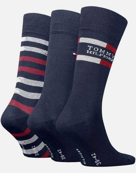 TOMMY HILFIGER TH MEN SOCK 3P GIFTBOX TOMMY STRIPE