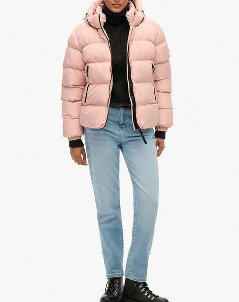 SUPERDRY D1 SDSW HOODED SPORTS PUFFER JACKET ДАМСКО ЯКЕ