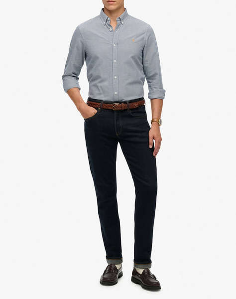 SUPERDRY D2 STUD CLASSIC OXFORD L/S SHIRT МЪЖКА РИЗА