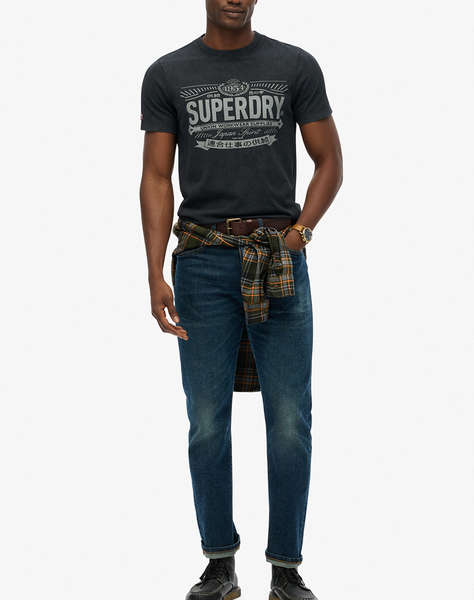 SUPERDRY D2 OVIN HERITAGE BRAND RELAXED TEE МЪЖКА БЛУЗА