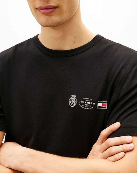 TOMMY HILFIGER SMALL CREST OUTLINE TEE