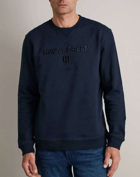 NAVY&GREEN БЛУЗА M/M