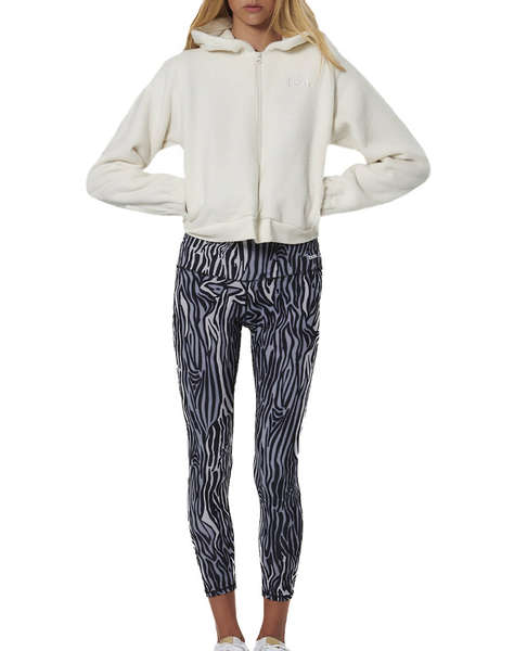 BODY ACTION WOMEN''S FULL-ZIP SHERPA FLEECE HOODIE