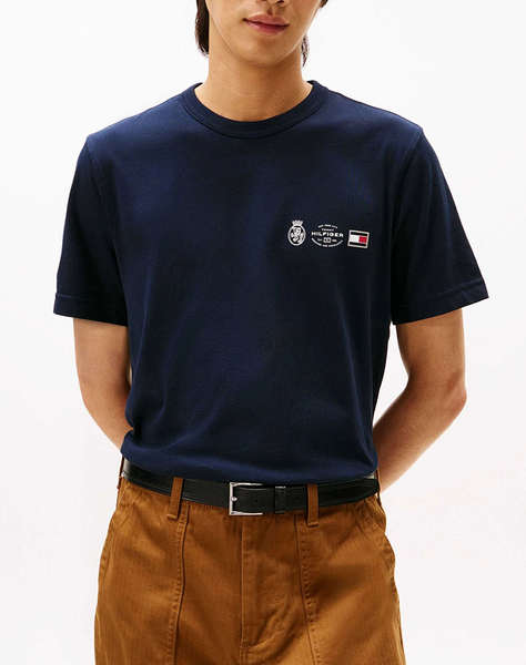 TOMMY HILFIGER SMALL CREST OUTLINE TEE