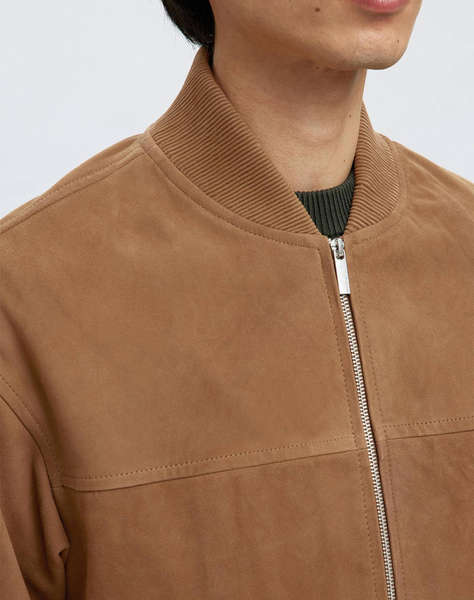 SELECTED SLHLARS SUEDE BOMBER JKT #S