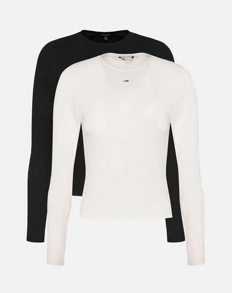 TOMMY JEANS TJW 2PACK SLIM ESSENTIAL RIB LS