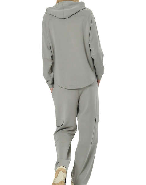 BODY ACTION WOMEN''S WIDE-LEG CARGO TROUSERS