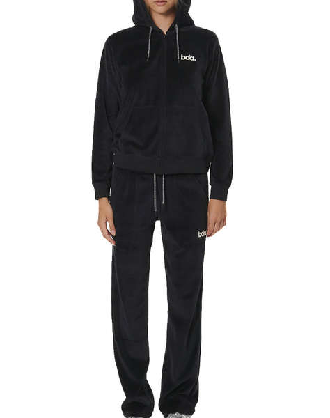 BODY ACTION WOMEN''S VELOUR HOODIE JACKET
