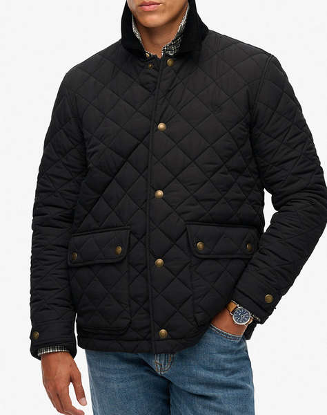 SUPERDRY D3 STUD QUILTED ESTATE COACH JACKET МЪЖКО ЯКЕ