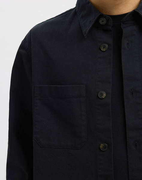 SELECTED SLHTRAVIS TWILL OVERSHIRT LS NOOS