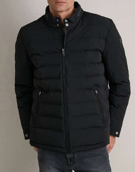 NAVY&GREEN JACKET WITH DETACHABLE HOOD