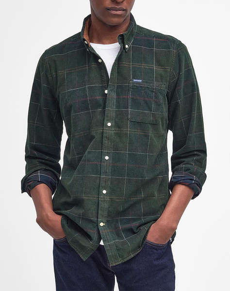 BARBOUR BARBOUR BLAIR TAILORED TARTAN CORD SHIRT