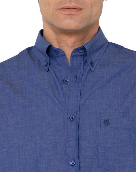 THE BOSTONIANS РИЗА FIL A FIL REGULAR FIT Plain FIL A FIL Button-down Regular Fit