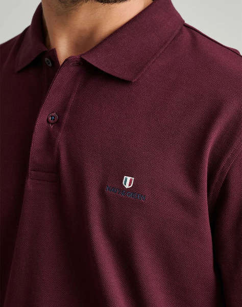 NAVY&GREEN POLO БЛУЗА